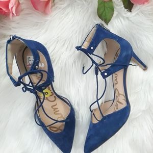 Sam Edelman | blue suede heels